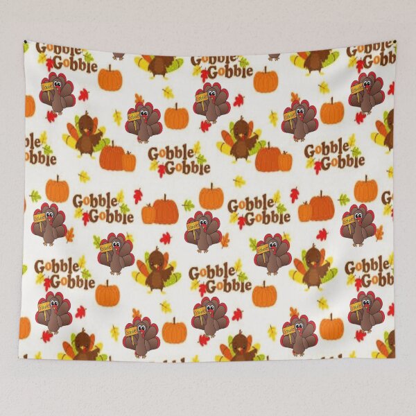 Item preview, Gobble Gobble, Plaid and all things pumpkin Thanksgiving ,Thankful Grateful Blessed, Pumpkin spice and all things nice designed and sold by Adri Barnard.