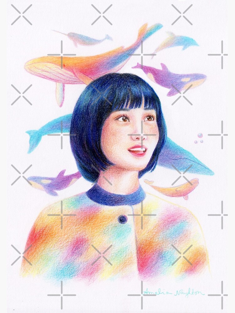 "Color Pencil Drawing of Attorney Woo" Poster for Sale by amaliaetc