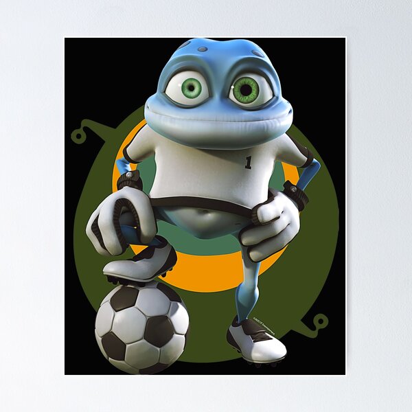 Green Crazy Frog Poster for Sale by Sp1leX