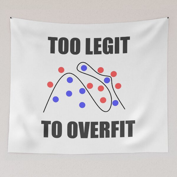 Item preview, Too Legit to Overfit designed and sold by EncodedShirts.