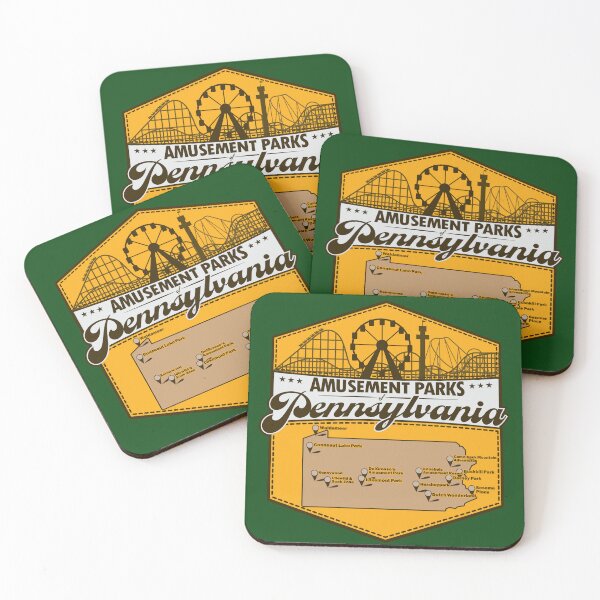 Item preview, Amusement Parks of Pennsylvania designed and sold by Thrilltography.