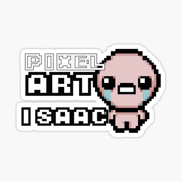 "Binding of Isaac" Sticker for Sale by kirokiru | Redbubble