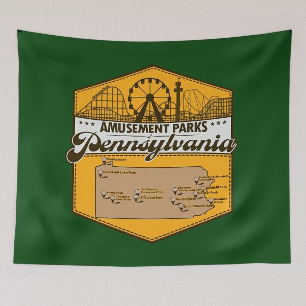Item preview, Amusement Parks of Pennsylvania designed and sold by Thrilltography.