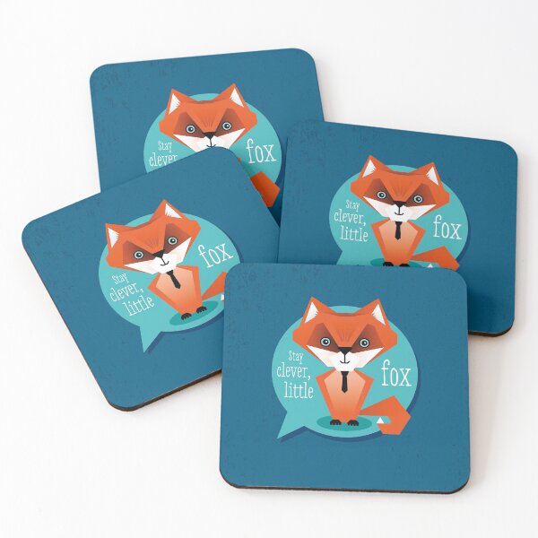 Item preview, Illustration nursery fox - Stay clever, little fox designed and sold by Pia Kolle.