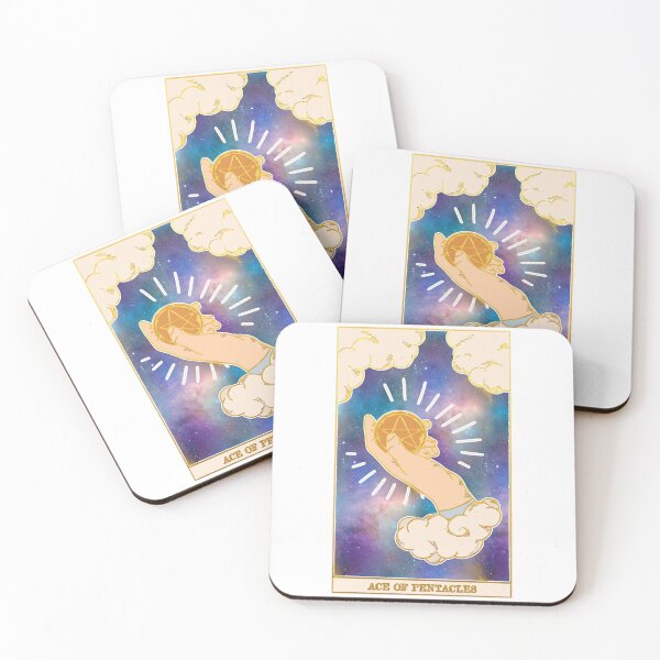 Item preview, Ace Of Pentacles - Tarot Card Print - Minor Arcana designed and sold by Annalee Beer.