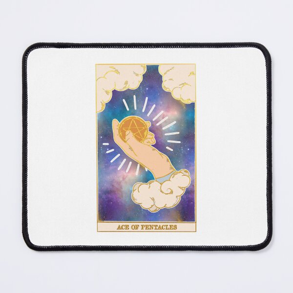 Item preview, Ace Of Pentacles - Tarot Card Print - Minor Arcana designed and sold by Annalee Beer.