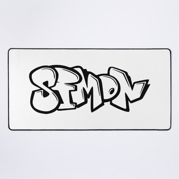 Artikelvorschau, Simon - Graffiti-Namensdesign entworfen und verkauft von NameThatShirt.