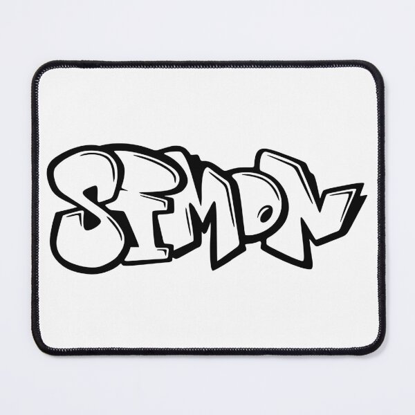 Artikelvorschau, Simon - Graffiti-Namensdesign entworfen und verkauft von NameThatShirt.