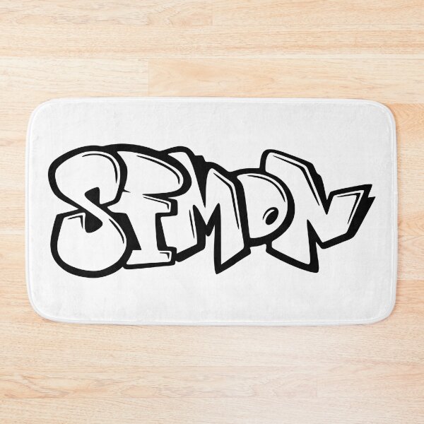 Artikelvorschau, Simon - Graffiti-Namensdesign entworfen und verkauft von NameThatShirt.