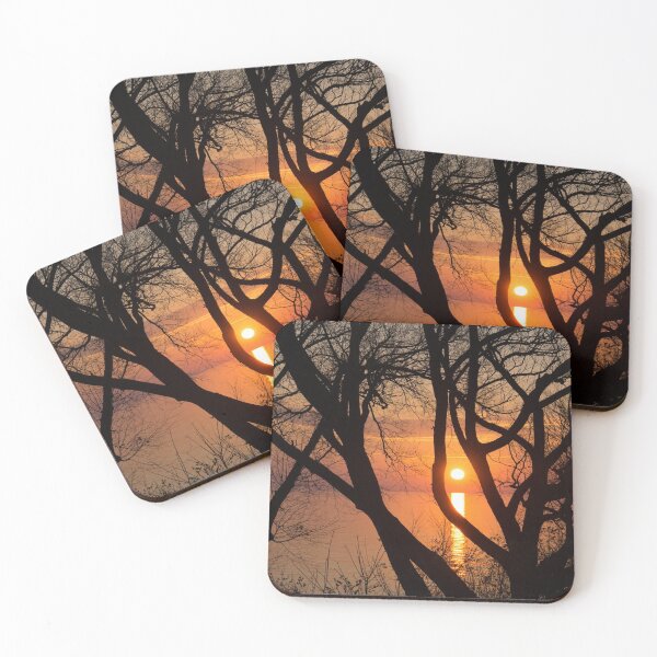 Item preview, Sunrise Through the Willows - Lake Ontario, Toronto, Canada  designed and sold by Georgia Mizuleva.