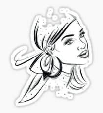 Fashion Girl Sticker
