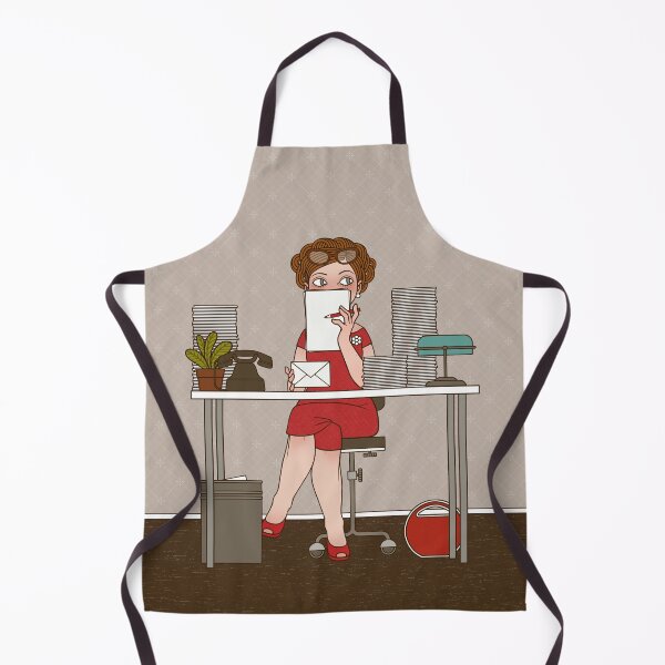 Item preview, Please dictate! – Secretary with correspondence in the office designed and sold by Iris Luckhaus.