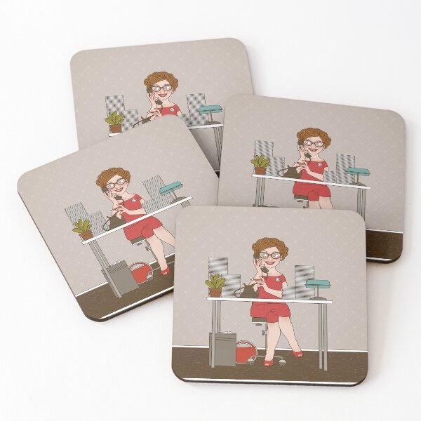 Item preview, Hello, operator? – Secretary on the phone in the office designed and sold by Iris Luckhaus.