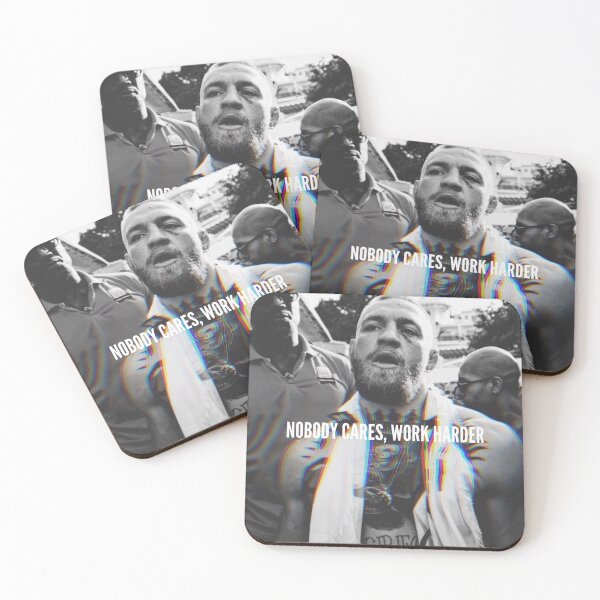 Item preview, Conor McGregor - Nobody Cares, Work Harder T-Shirt designed and sold by CombatSport.