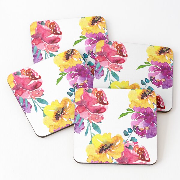 Item preview, Clean Vibrant Floral designed and sold by wildredhead.
