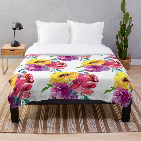 Aperçu de l'œuvre Floral vibrant propre créée et vendue par wildredhead.