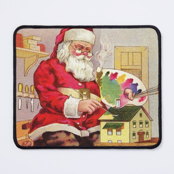 Item preview, Vintage Santa painting toy house designed and sold by aapshop.