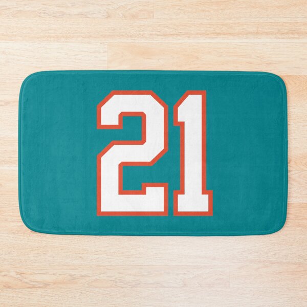 Item preview, Sports Number 21, white orange color lucky sport twenty one designed and sold by ArtIsParty.