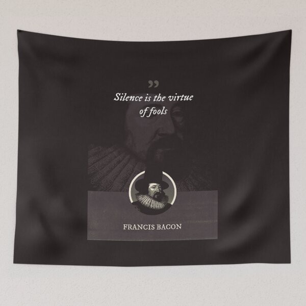 Item preview, Francis Bacon - Silence is the virtue of fools designed and sold by Syahrasi.