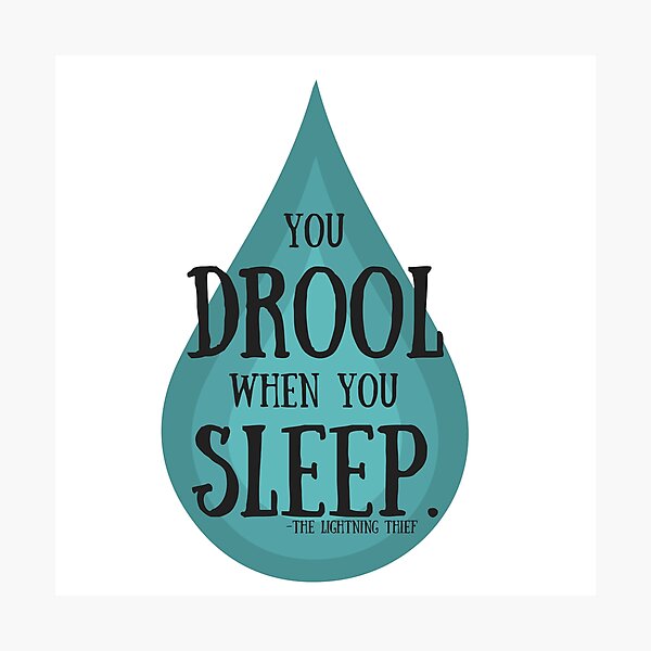 You drool when you sleep Photographic Print