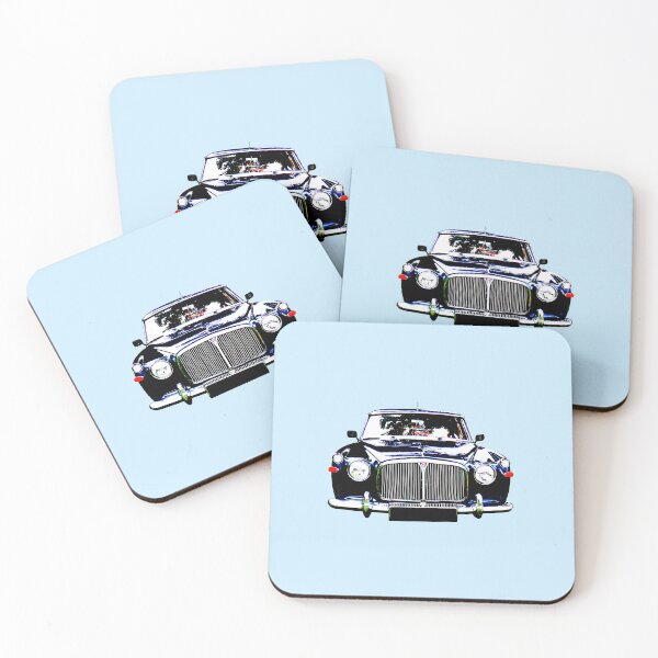Item preview, Rover P5 1960s classic car high contrast designed and sold by soitwouldseem.