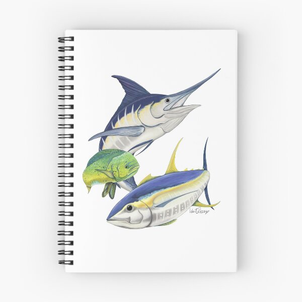 Item preview, Blue marlin, tuna and dolphinfish  designed and sold by Ida Eriksson.