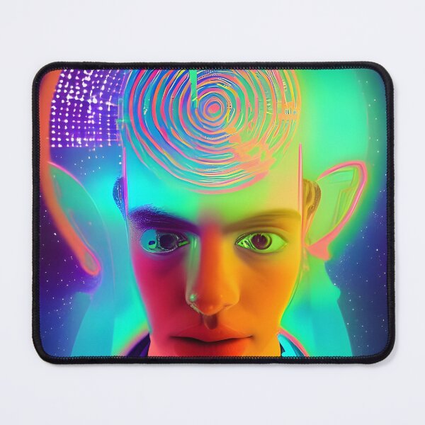 Item preview, Recall Rave Art 3: Astral Cosmic AI Illustration - Head Vibrations designed and sold by Recall-Design.