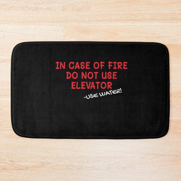 Item preview, Elevator Lift In Case Of Fire designed and sold by MooonTees.
