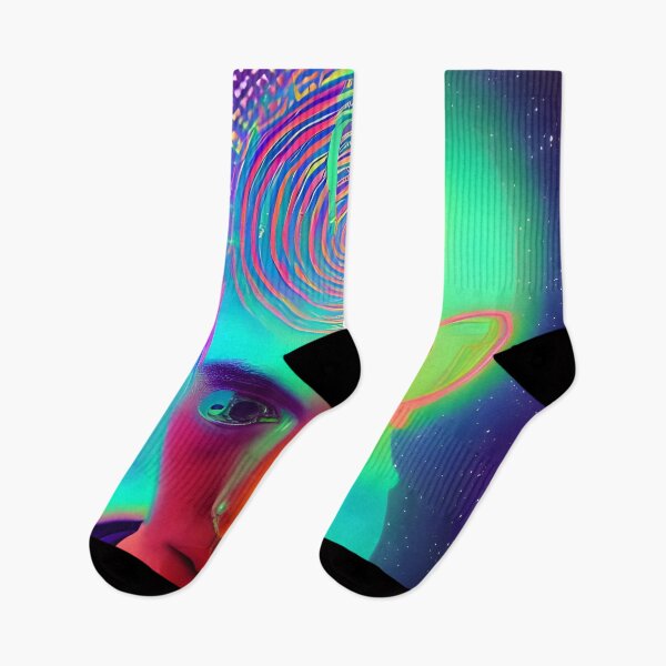 Item preview, Recall Rave Art 3: Astral Cosmic AI Illustration - Head Vibrations designed and sold by Recall-Design.