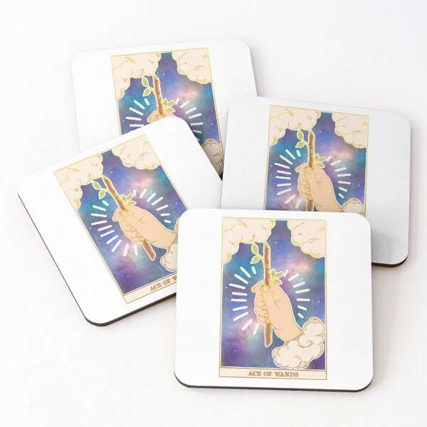Item preview, Ace Of Wands - Tarot Card Print - Minor Arcana designed and sold by Annalee Beer.