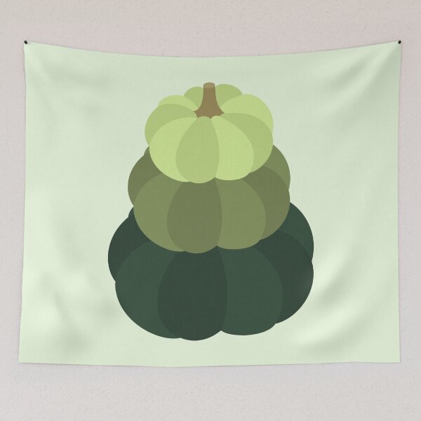Item preview, Stack of Pumpkins (Green) designed and sold by Arianna Khalil.
