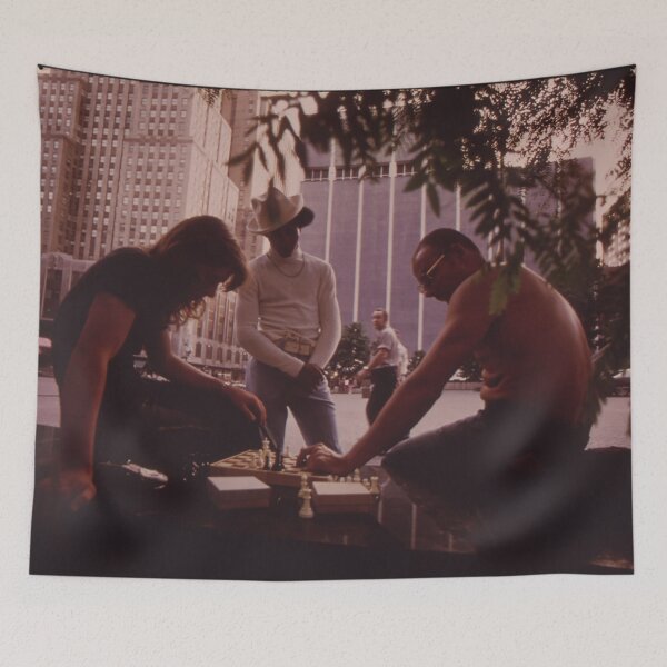 Item preview, Chess Game in Fountain Square designed and sold by Night-parade.