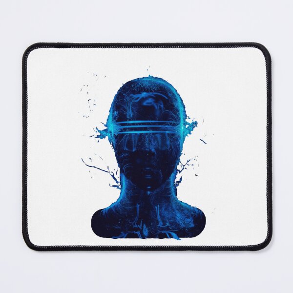 Item preview, Blue Neon Face Futuristic style designed and sold by Dven-Clothes.