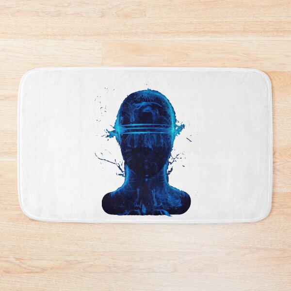 Item preview, Blue Neon Face Futuristic style designed and sold by Dven-Clothes.