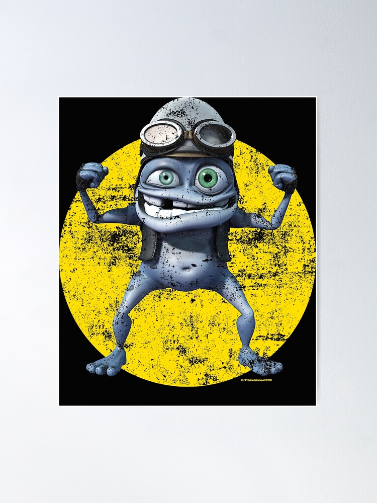 Green Crazy Frog Poster for Sale by Sp1leX