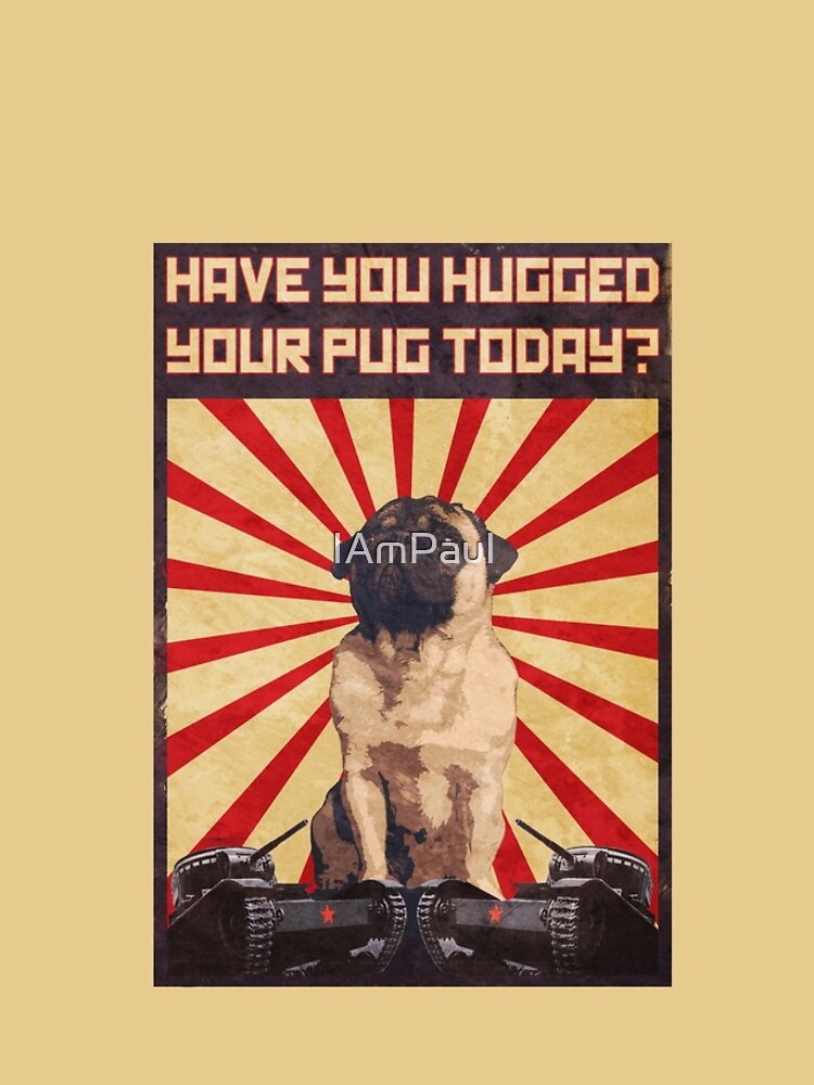 Thumbnail 4 of 4, iPhone Case, Propaganda Pug designed and sold by IAmPaul.