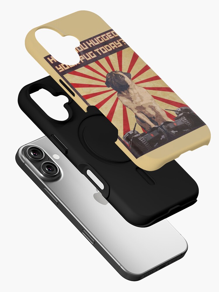 Thumbnail 2 of 4, iPhone Case, Propaganda Pug designed and sold by IAmPaul.
