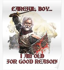 Ritter Templer Schild T-Shirt Poster