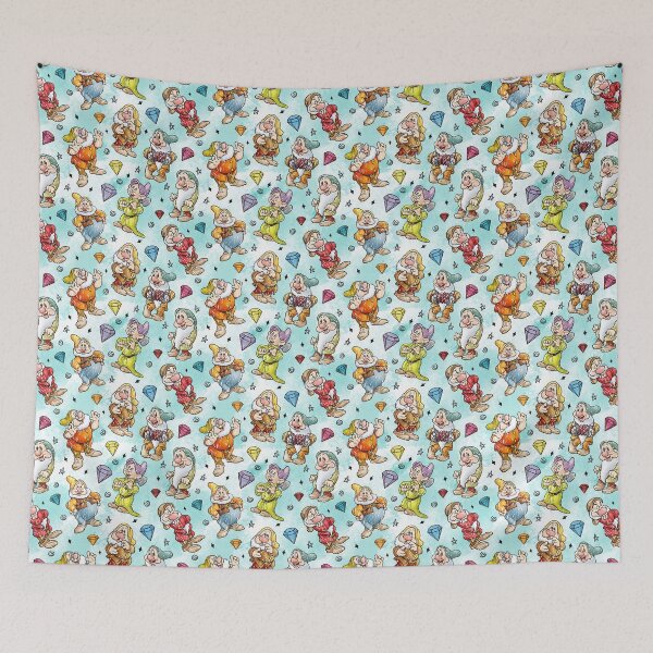 Item preview, Seven Dwarfs Sketched designed and sold by Rainbows Galore.