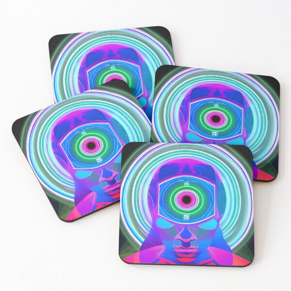 Item preview, Recall Rave Art 5: Astral Cosmic AI Illustration - 3rd Eye designed and sold by Recall-Design.