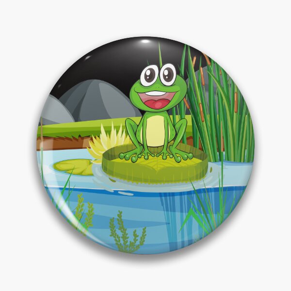 Item preview, Cute Frog Wallpaper designed and sold by pat227jc.
