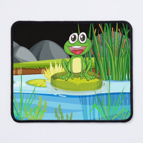 Item preview, Cute Frog Wallpaper designed and sold by pat227jc.