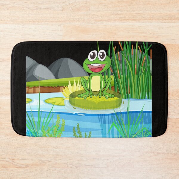 Item preview, Cute Frog Wallpaper designed and sold by pat227jc.