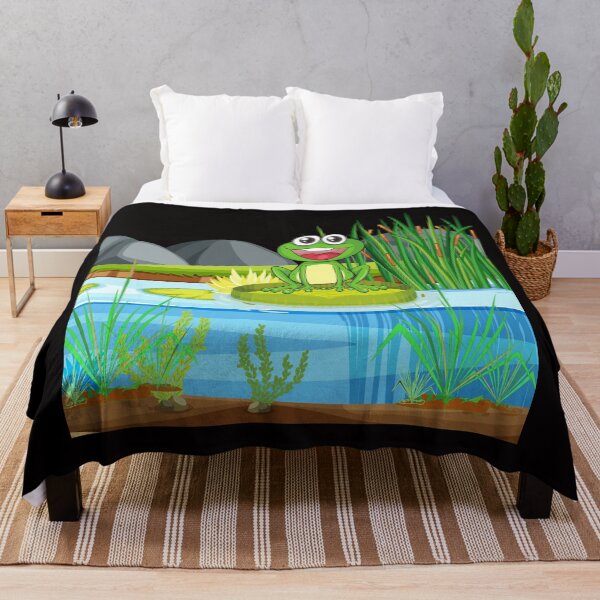 Item preview, Cute Frog Wallpaper designed and sold by pat227jc.
