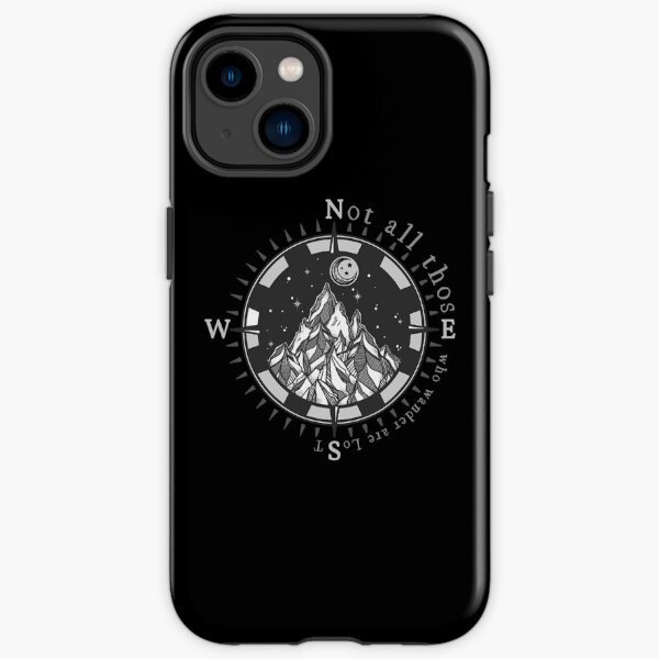 No todos los que deambulan están perdidos Shirt.png Funda resistente para iPhone