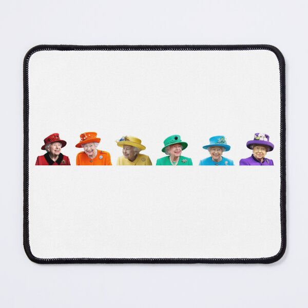 Item preview, Queen Elizabeth Colourful Rainbow designed and sold by Carla Perry.