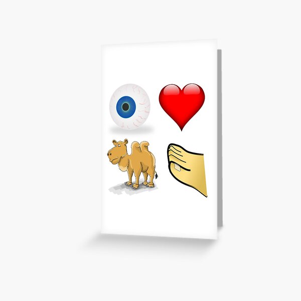 Eye Love Camel Toes! Greeting Card