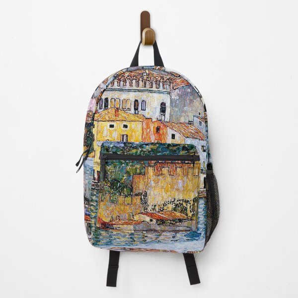 Item preview, GUSTAV KLIMT : Vintage 1913 Malcesine on Lake Garda Town  Print designed and sold by posterbobs.