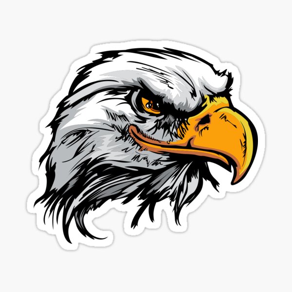 Aperçu de l'œuvre Logo de l'aigle à tête blanche créée et vendue par Your-Sensei.