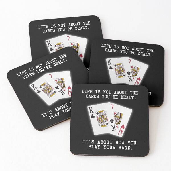 Item preview, Inspirational Saying Poker Playing Cards Quote designed and sold by CreatDifference.
